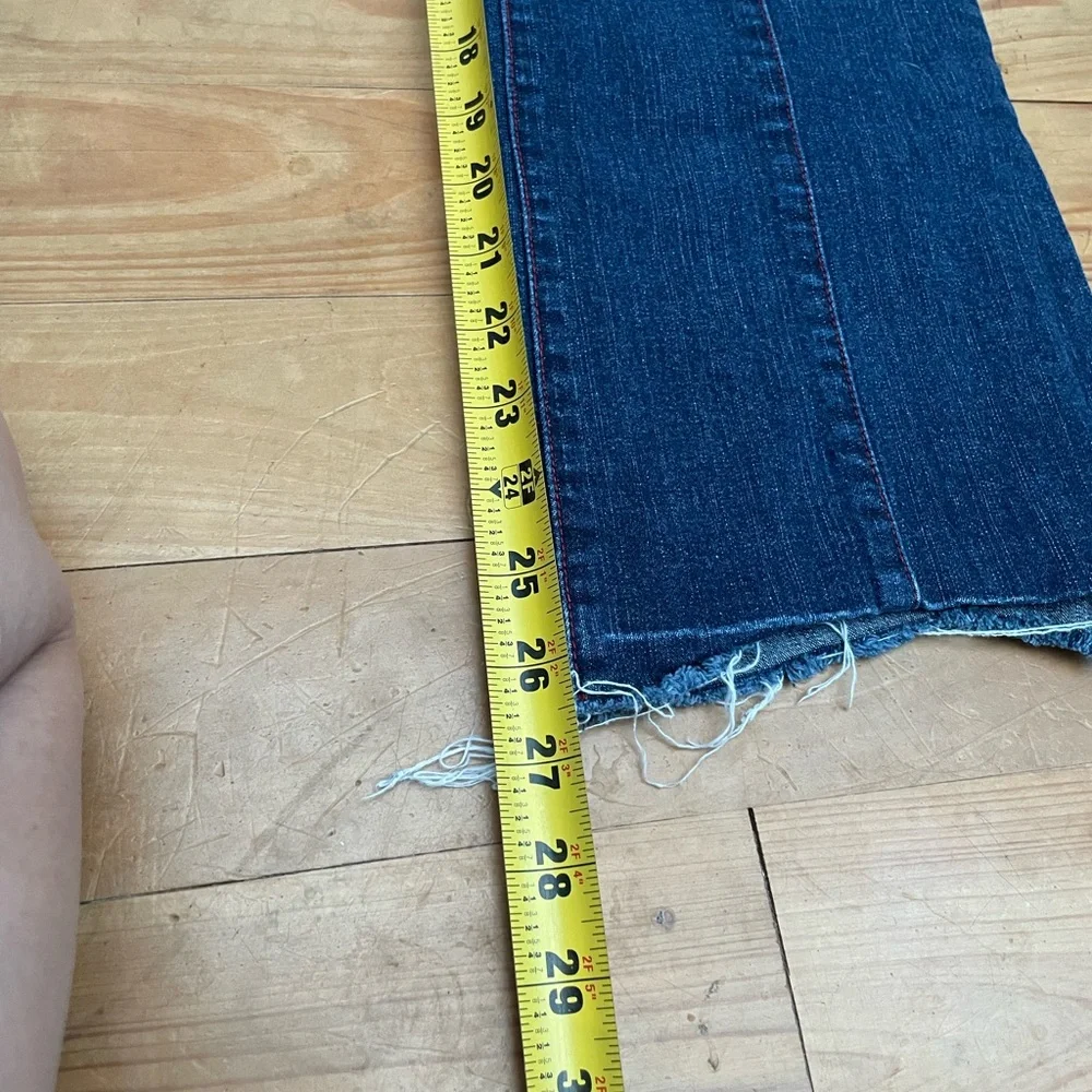 Dark Blue Flare Women's Jeans Vintage Baby Phat - Picture 2 of 7